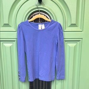 Matilda Jane Girls Size 6 Blue Long Sleeve Tee